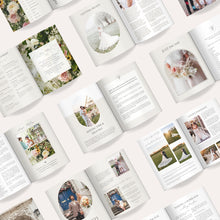 Load image into Gallery viewer, Classic Canva Wedding Photography Welcome Guide Magazine Template
